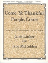 Come Ye Thankful People Come Handbell sheet music cover